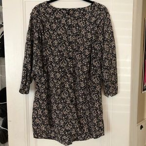 Floral button down shirt